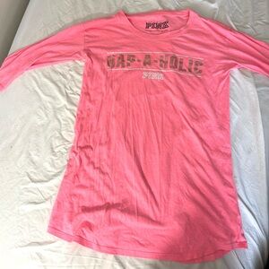 PINK Victoria's Secret Bold Pink Graphic Tee